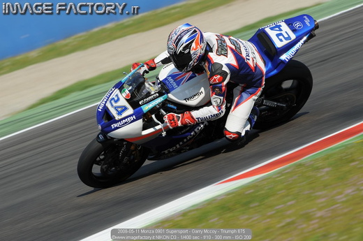 2008-05-11 Monza 0901 Supersport - Garry Mccoy - Triumph 675